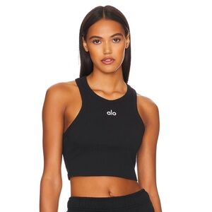 ALO Yoga Aspire Black & White Tank